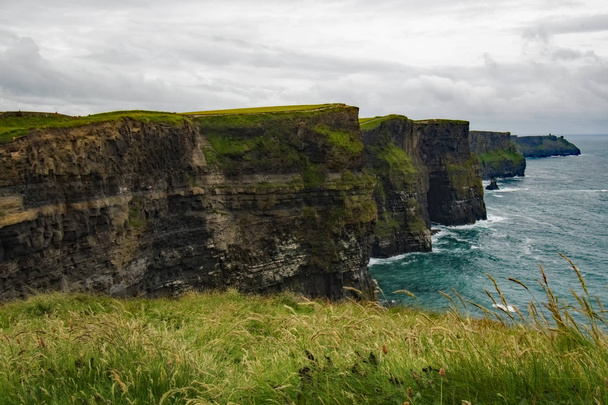 Cliffs of Moher Overcast - Photo, Image