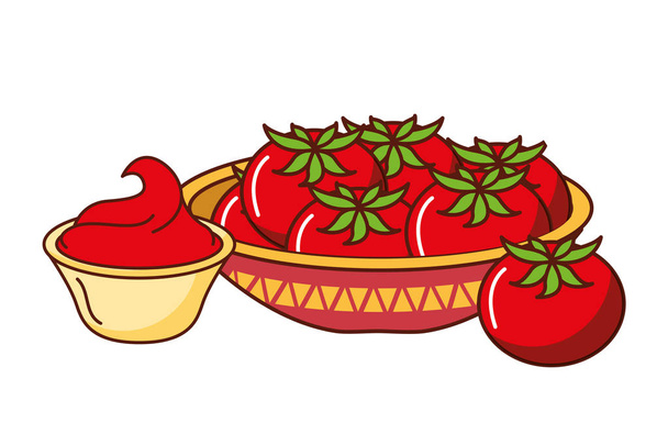 mexican food traditional - Vector, Image