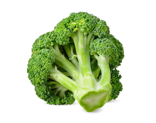 Beyaz kırpma yoluyla izole brokoli - Fotoğraf, Görsel