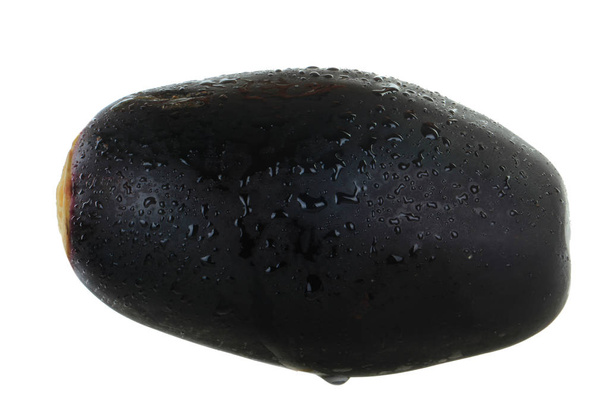Whole eggplant isolated on white background - Zdjęcie, obraz