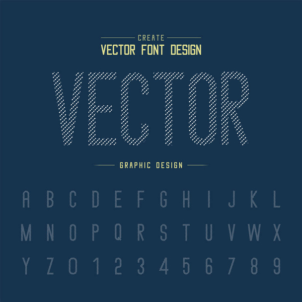 betűtípus és ábécé vektor háttér, levél és szöveg grafikai tervezés. - Vektor, kép