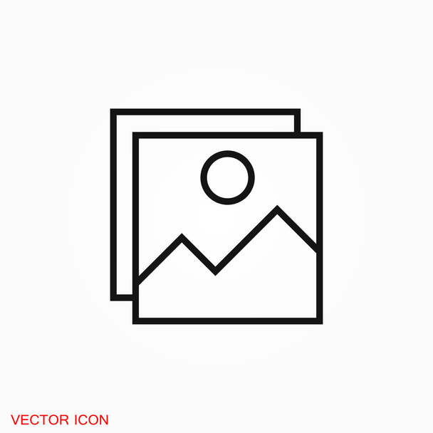 Image icon logo, vector sign symbol for design - Vector, Image