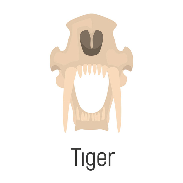 Tiger kallo väri vektori kuvake. Tasainen muotoilu
 - Vektori, kuva