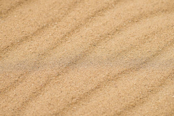 Diagonal waves of sand. Sandy texture background - Photo, Image