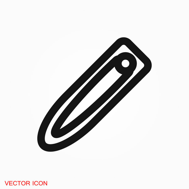 Nehtové nůžky ikonu logo, vektor znamení symbol pro design - Vektor, obrázek