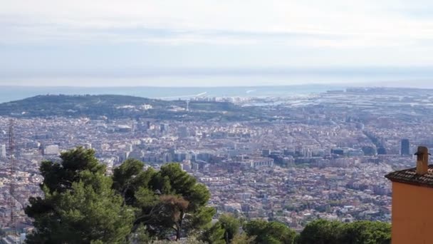 Barcelona City Panorama, malebné panoráma - Záběry, video