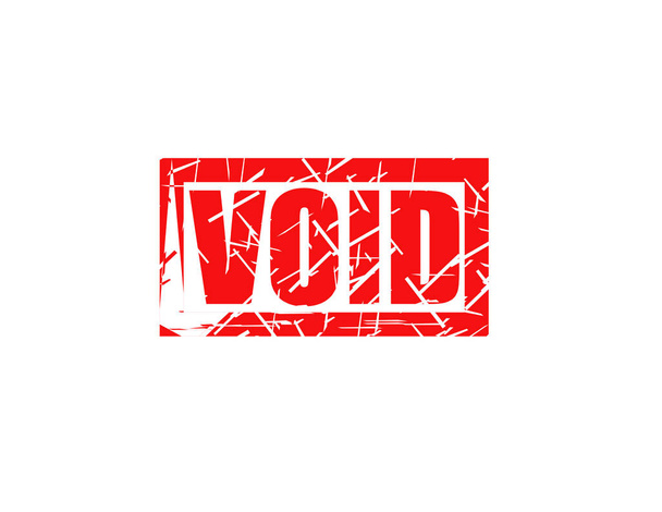 Void red stamp decor - Vector, Image