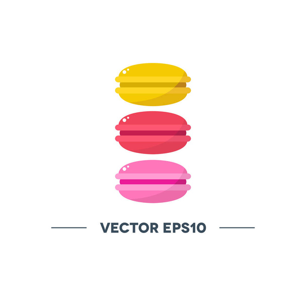 makronky vektorové Barevná ikona - Vektor, obrázek