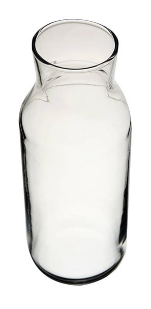 Empty glass bottle isolated on white background. - Fotografie, Obrázek