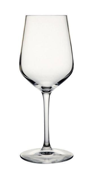 Empty glass wine isolated on white background.  - Фото, зображення