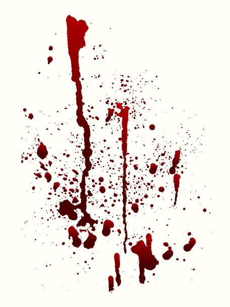 salpicos de sangue
 - Vetor, Imagem
