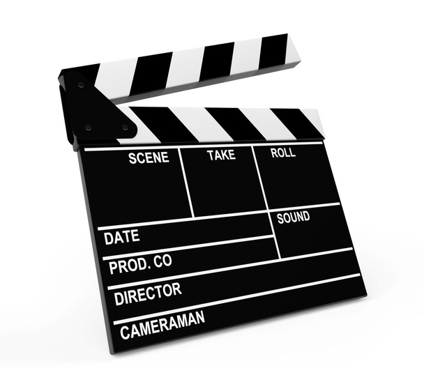 Movie production clapper board - Photo, Image