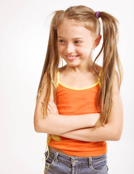 little girl in casual wear - Valokuva, kuva