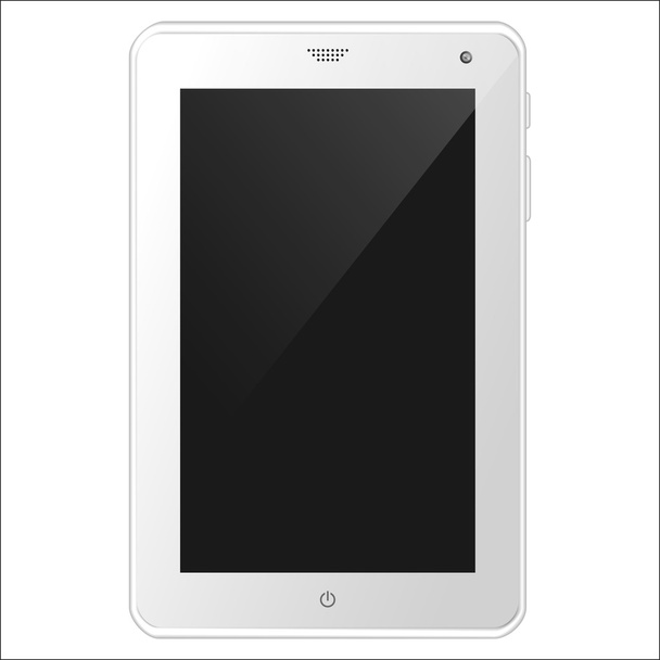 Tableta blanca PC eps10 vector ilustración
 - Vector, imagen