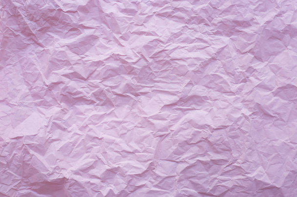 Rózsaszín gyűrött recycle papír háttér - Fotó, kép