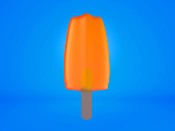 Orange Ice cream - Photo, Image