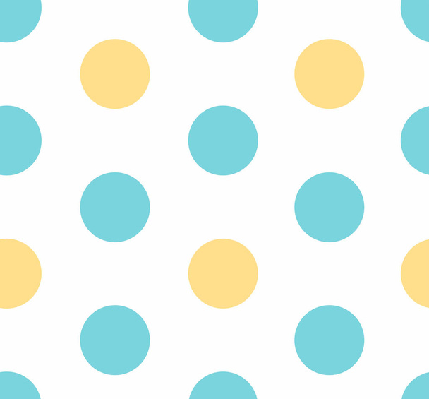 Abstract seamless pattern with circles - Wektor, obraz