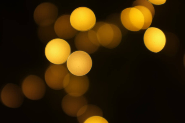 Golden bokeh abstrakti valo, Oranssi tausta, Concept rakkaus, kesä
 - Valokuva, kuva
