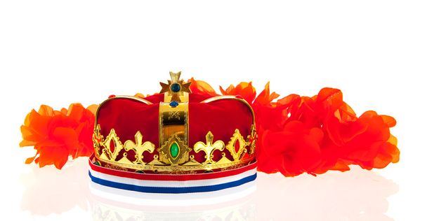 Dutch golden crown for the king - Valokuva, kuva
