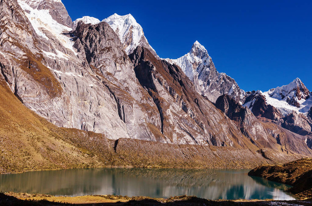 Beautiful mountains landscapes in Cordillera Huayhuash, Peru, South America - Valokuva, kuva