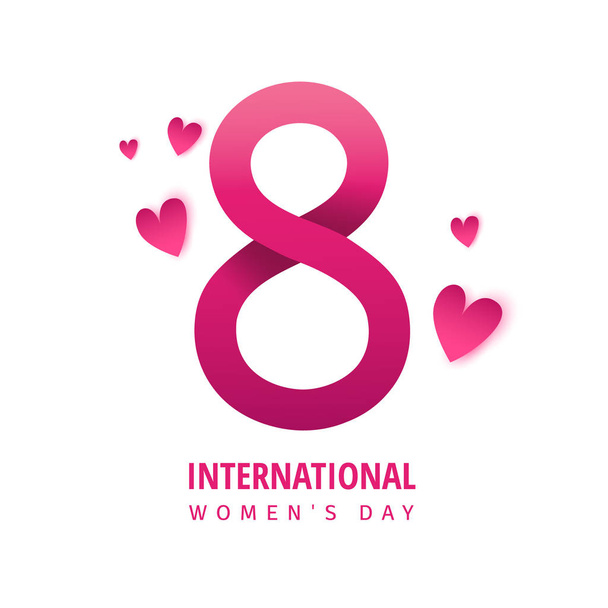 Banner for the International women's day flyer - Vector, Image