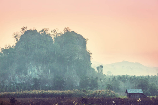 Ländliche Landschaften im Norden Thailands - Foto, Bild