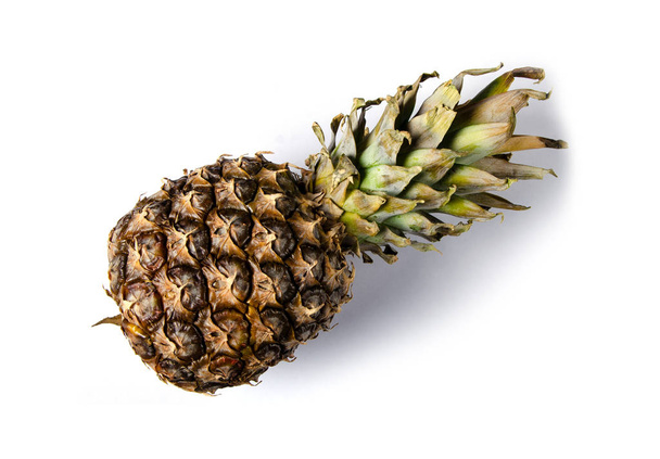 Pineapple fruit on white background - Фото, зображення