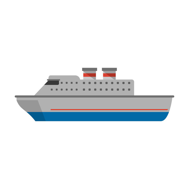 Crucero barco
 - Vector, Imagen
