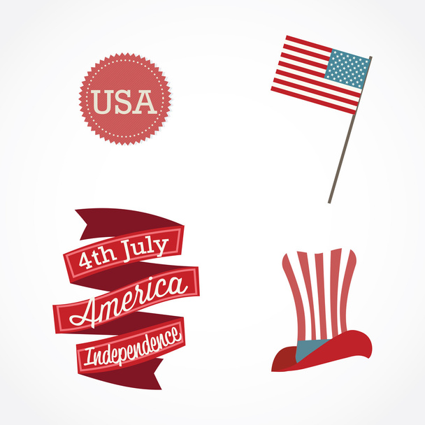 USA Icons - Vector, Image