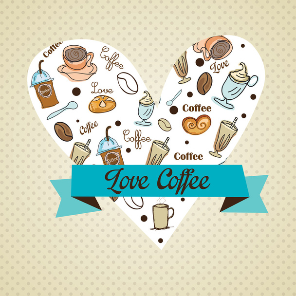 Coffee Icons - Vector, afbeelding