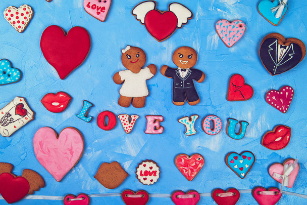 Gingerbreads for Valentines Day - Photo, Image