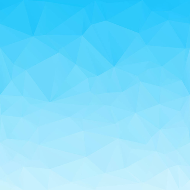 Blue Polygonal Mosaic Background, Creative Design Templates - Vecteur, image