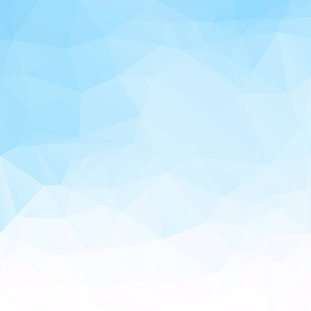 Blue Polygonal Mosaic Background, Creative Design Templates - Vector, imagen