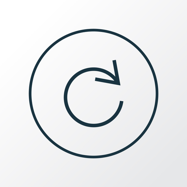 Refresh icon line symbol. Premium quality isolated reload element in trendy style. - Photo, Image