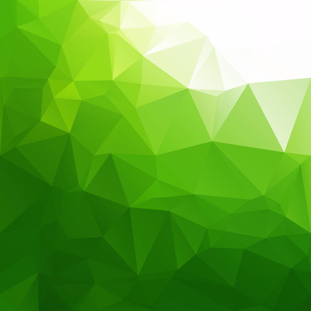 Green Polygonal Mosaic Background, Creative Design Templates - Διάνυσμα, εικόνα