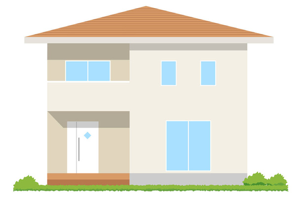 Detached building housing/An illustration in detached building housing. - Vector, Image