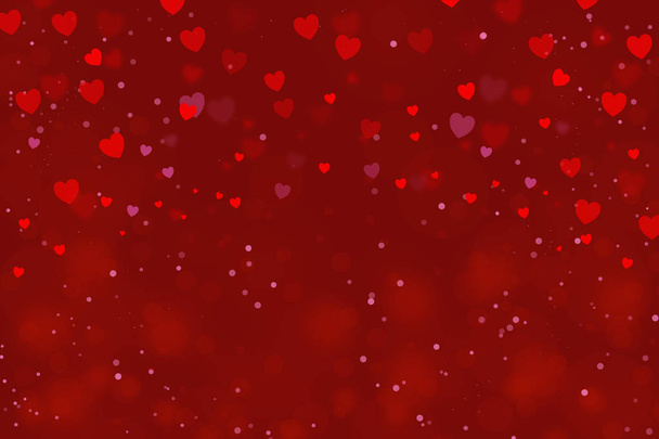 love heart background Illustration of a Valentines Day Card - Photo, Image