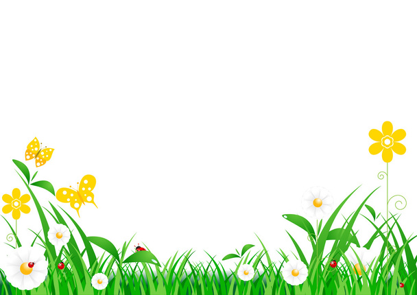 Spring Background - Vektor, kép
