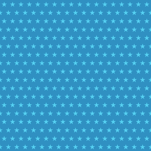 Abstraktní vzor bezešvé malých hvězd v světle modré barvy - Vektor, obrázek