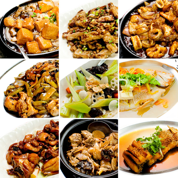 collection chinese asian food - Photo, Image