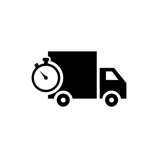 Dodací truck ikonu grafický design šablony vektor izolované - Vektor, obrázek