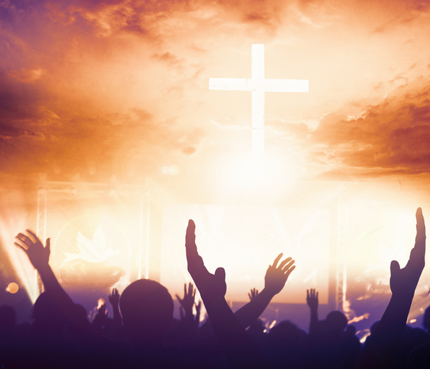 church concept: worship and praise - Photo, Image