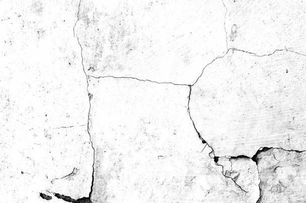Texture grunge abstrait noir et blanc. Texture abstraite vintage de la vieille surface. Motif et texture des fissures, rayures et copeaux
. - Photo, image