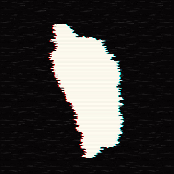 Векторная карта Доминика. Изолированная векторная иллюстрация. Черный на белом фоне. ЭПС 10
. - Фото, изображение