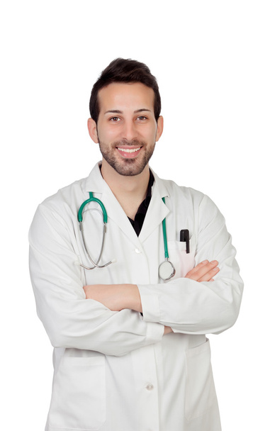 Portrait Of Young Male Doctor - Foto, Imagen