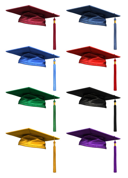 Colección 3D de gorras de graduación
 - Foto, Imagen