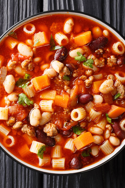 おいしいイタリアン パスタ ファジオーリ スープ野菜と地  - 写真・画像