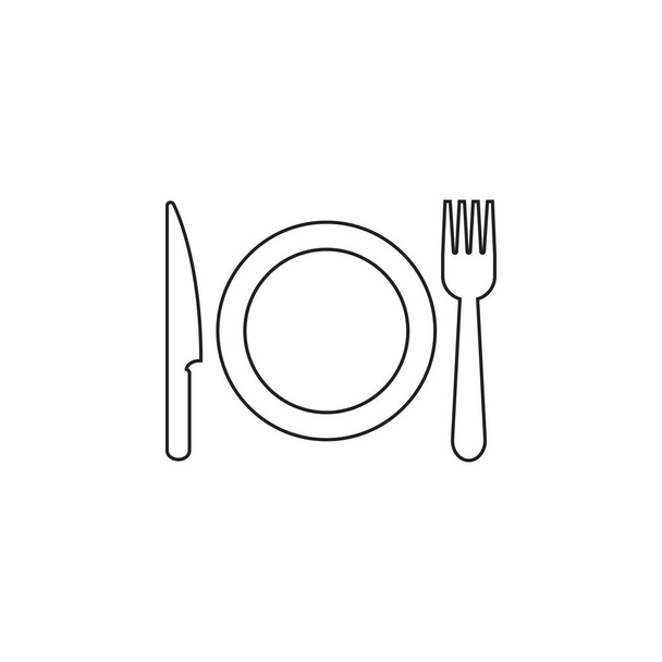 Utensil icon graphic design template vector isolated - Vector, Image