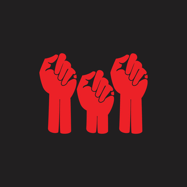 hand fist protest symbol vector - Vector, Image