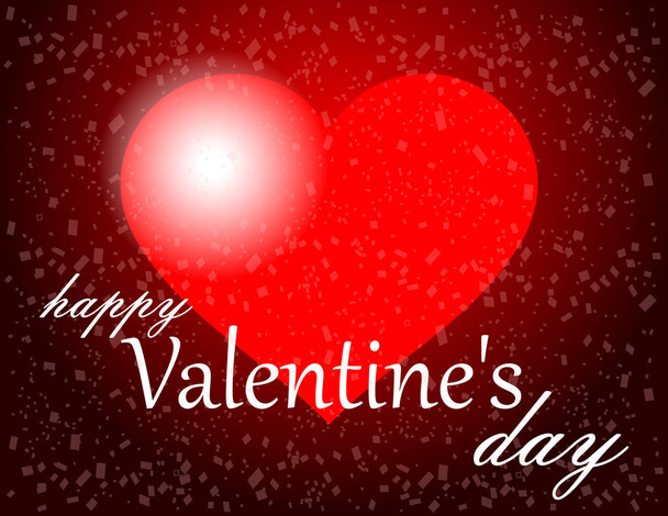 Valentine's day greeting card - Vektor, kép